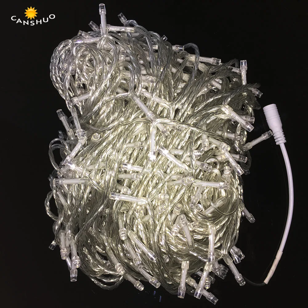 DC 12V String Light for Christmas Waterproof Outdoor Party Wedding Fairy Lights Decorative Blue/RGB/White Garland Indoor Decor