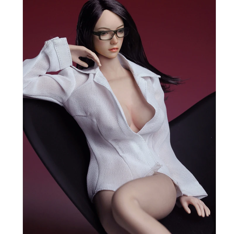 Figura de Ação Soldado para 12 Mnotht Feminino Cabeça Esculpir Sdh002-b Modelo Ásia Menina Preto Cabelo Longo Women Mulheres Brinquedos Cllection 1 - 6 5 modelo ásia menina cabeça preto cabelo longo