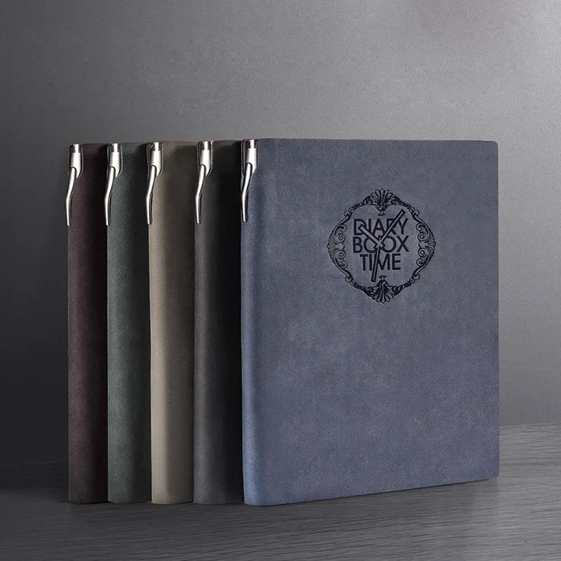 

A5 Simple Leather Cover Vintage Notepad Notebook Diary Daily Memos Planner Agenda Notebook Pu Leather Sketchbook