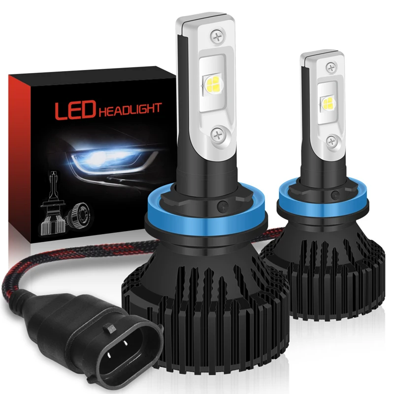 Acheter TUINCYN H11 H8 led Auto Automobiles ampoule de phare 6500 K Blanc Brouillard feux de conduite Tête Lampe 60 W Puissant CREEChips XHP50 led