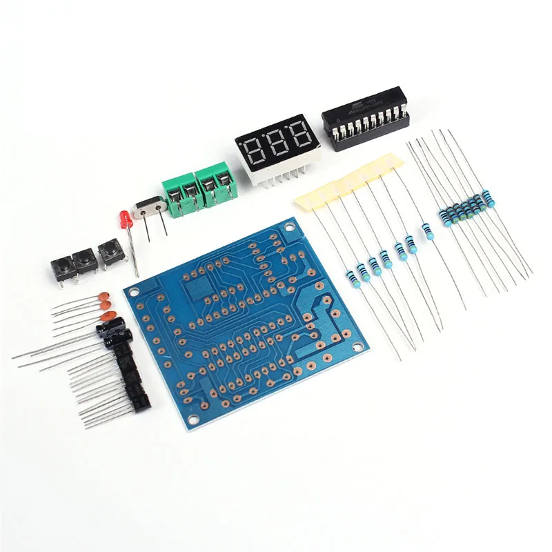 DIY Наборы AT89C2051 DS18B20 комплект цифровой Температура контроллер микроконтроллер