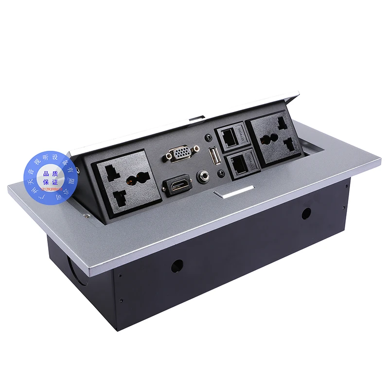 Универсальное настольное гнездо питания/Скрытый/VGA аудио 3 5 мм HD HDMI USB сеть RJ45