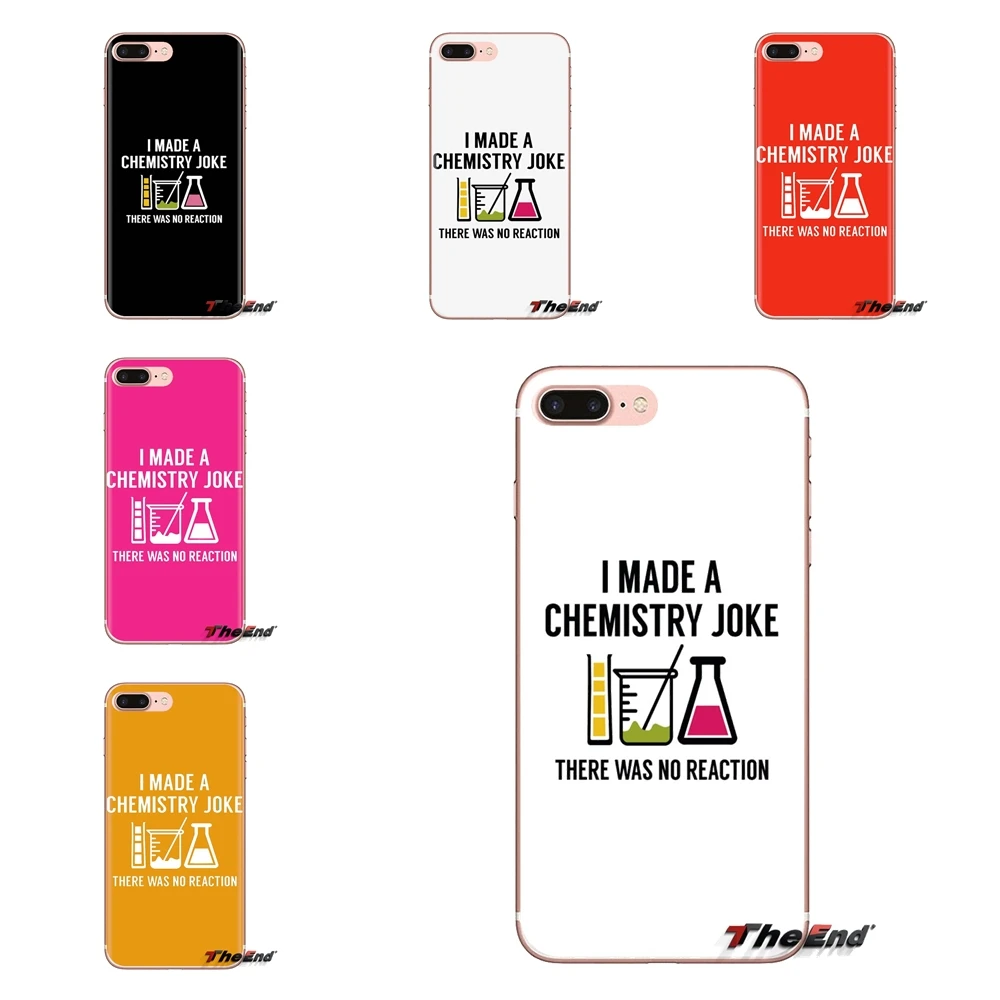 

I Made A Chemistry Joke Art TPU Transparent Case Cover For Samsung Galaxy S3 S4 S5 Mini S6 S7 Edge S8 S9 S10 Plus Note 3 4 5 8 9