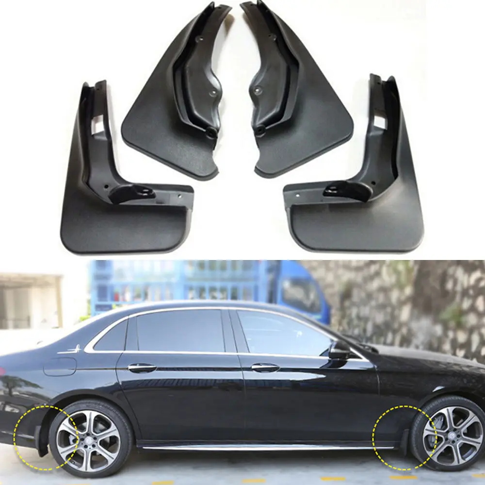 

BBQ@FUKA Mudguard Splash Guard MudFlaps Mud Flap Fit For Mercedes Benz C Class W204 2011-2014