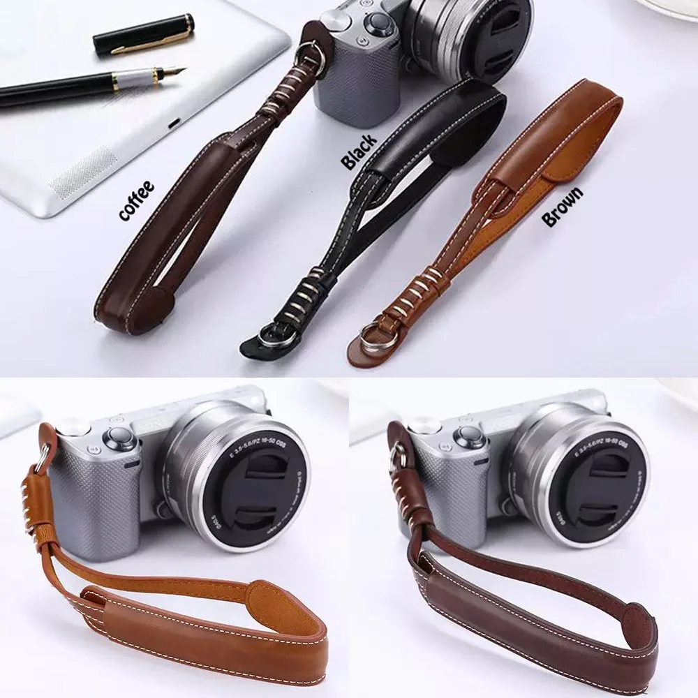 Buy PU Leather Camera Wrist Hand Strap Grip For Finepix Fuji Fujifilm XA5 X100F