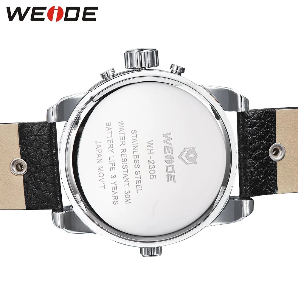 Лучшие продажи WEIDE брендовые Модные мужские спортивные часы с большим