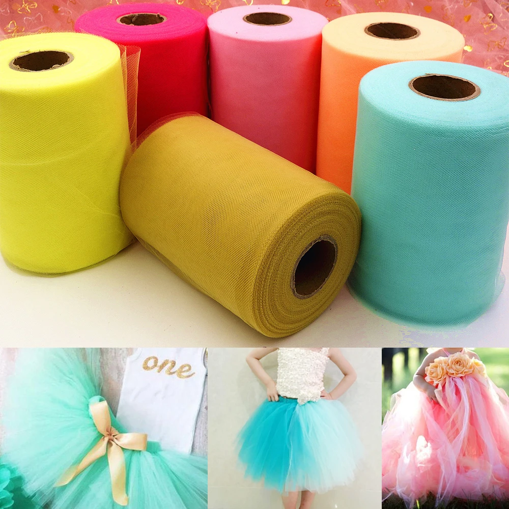

ZYFMPTEX Top A Wedding Room Tulle Roll Fabric Spool Tutu Party Birthday Gift Wrap Wedding Decoration Party Favors Event Supplies
