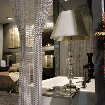 

Double Hook Metal Chain Door Curtain Fly Screen