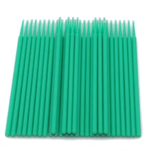 100 шт Упаковка ватный тампон Тату маленький острый наконечник очищающий мягк тампон для снятия ресниц тампон одноразовые кисти для макияжа