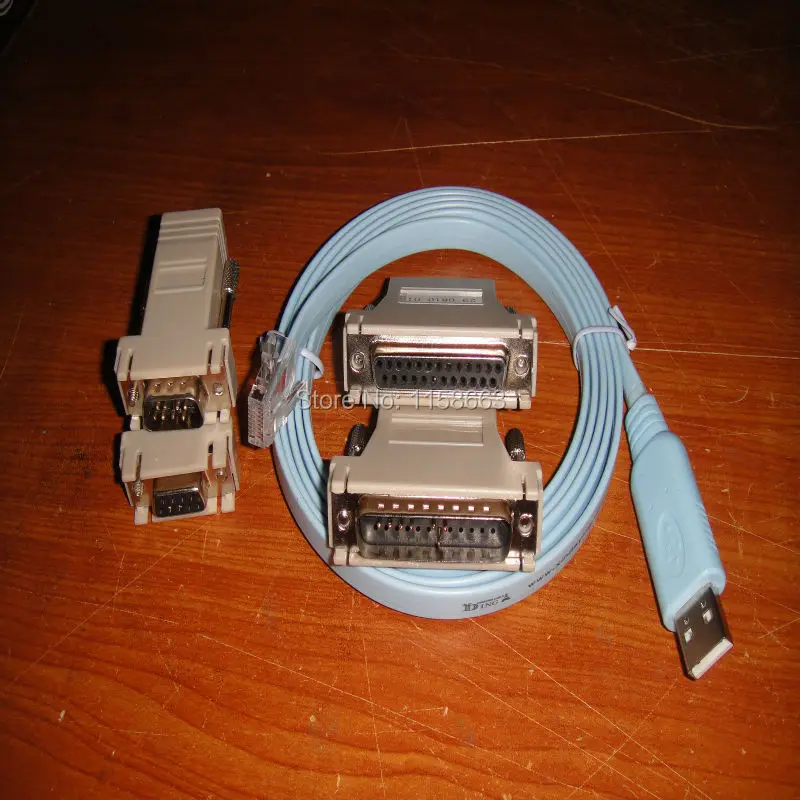 free shipping FTDI usb to rj45 serial CABLE DB9F+DB9M+DB25F+DB25M