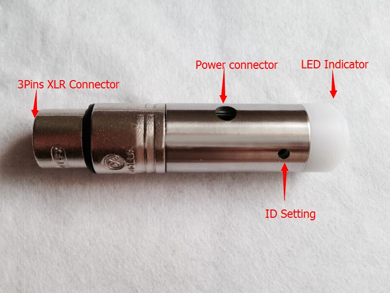 1X Беспроводной Receiver-2.4G ISM DMX512 Беспроводной женский приемник XLR светодиодные лампы для световых сценических эффектов PAR вечерние светильник Wi-Fi приемник