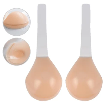

Women Nipple Silicone Cover Lift Bra Reusable Invisible Nipple Cover WS99