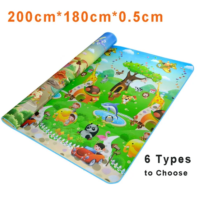 Child Large Play Mats Crawling Mat Floor Blanket Children Carpet Infant