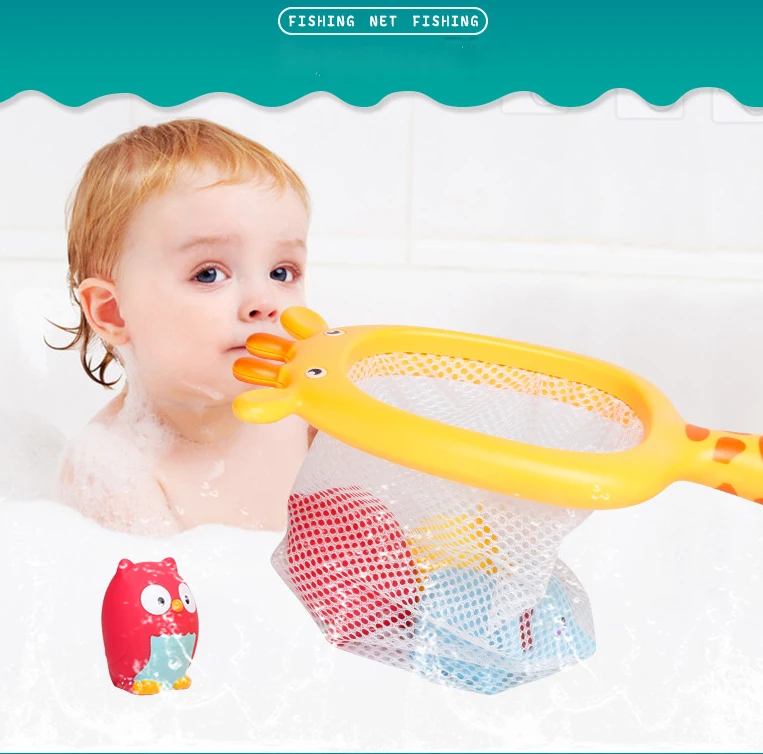 Mylb Палочки до Рыба Морская звезда летом играть воды Детские игрушки для купания Температура изменить цвет сеть мешок для детская игрушка 4/6 шт