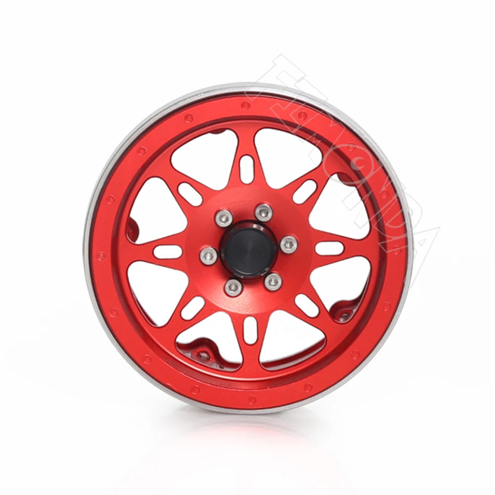 4 шт. колеса из алюминиевого сплава 2 дюйма Beadlock для 1/10 RC гусеничных автомобилей