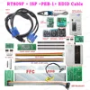 RT809F ISP Programmer All Adapters SOP8 IC Clip Motherboard LCD Reader + PEB-1 + EDID Cable + ISP Header ► Photo 1/6