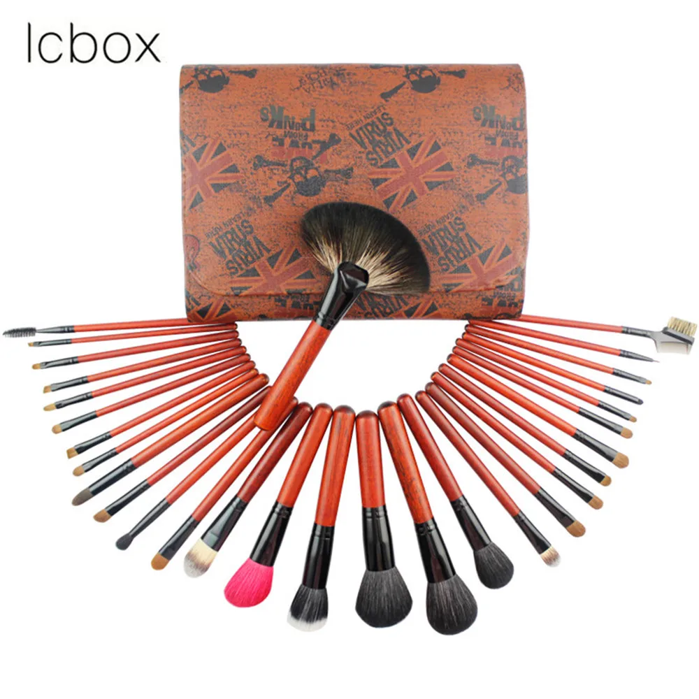 LCBOX Facial Make Up Brushes 30Pcs Cosmetic Makeup Brushes Set Cosmetic