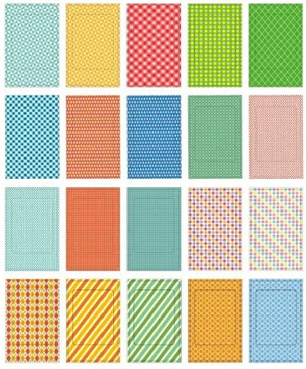 retro color pattern