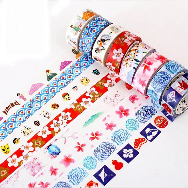 Buy DIY Cute Kawaii Japanese Washi Tape Lovely Flower Decorative Masking Tape
