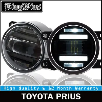 

BEINGWINS 2010-2018 For Toyota Prius foglights+LED DRL+turnsignal lights Car Styling LED Daytime Running Lights LED fog lamps
