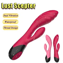 Rabbit Vibrator For Women Clitoris Stimulator G Spot Massager Powerful Magic Wand Sex Toys For Adult цена Rabbit Vibrator For Women Clitoris Stimulator G Spot Massager Powerful Magic Wand Sex Toys For Adult цены онлайн