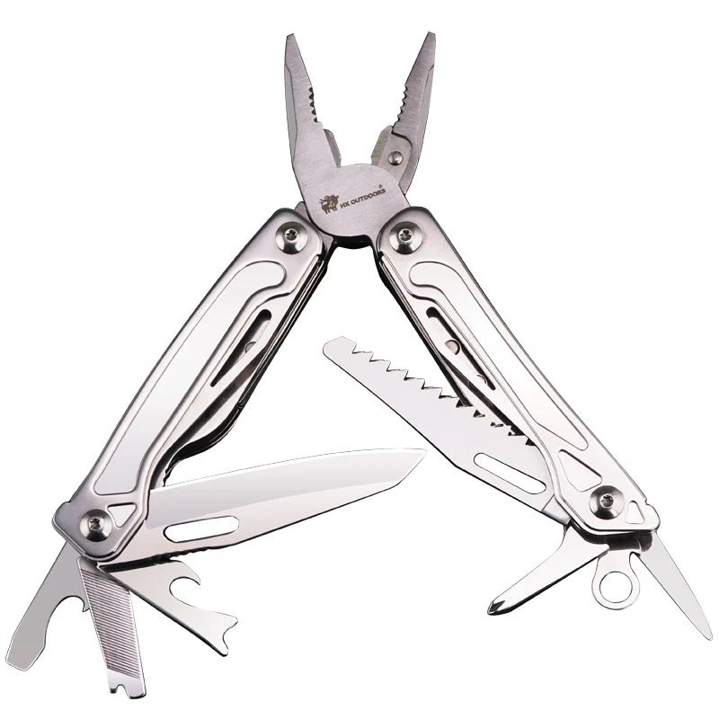 

HX OUTDOORS Multifunctional Defenders Camping Survival Knife Sawtooth Pliers Conbination EDC Car Hand Tool Portable tool