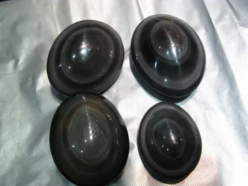 

4 Natural Rainbow Obsidian Quartz Crystal Polished Freeform