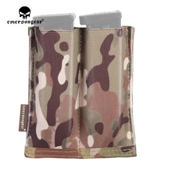 

emersongear Emerson Fast Open-Top Double Pistol Magazine Pouch High Speed Molle Airsoft CS Mag Pouch Quick Draw Holster Holder