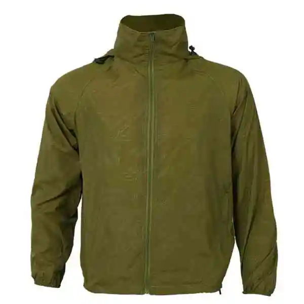 

Outdoor Unisex Cycling Running Waterproof Windproof Jacket Rain Coat -Army Green,XS