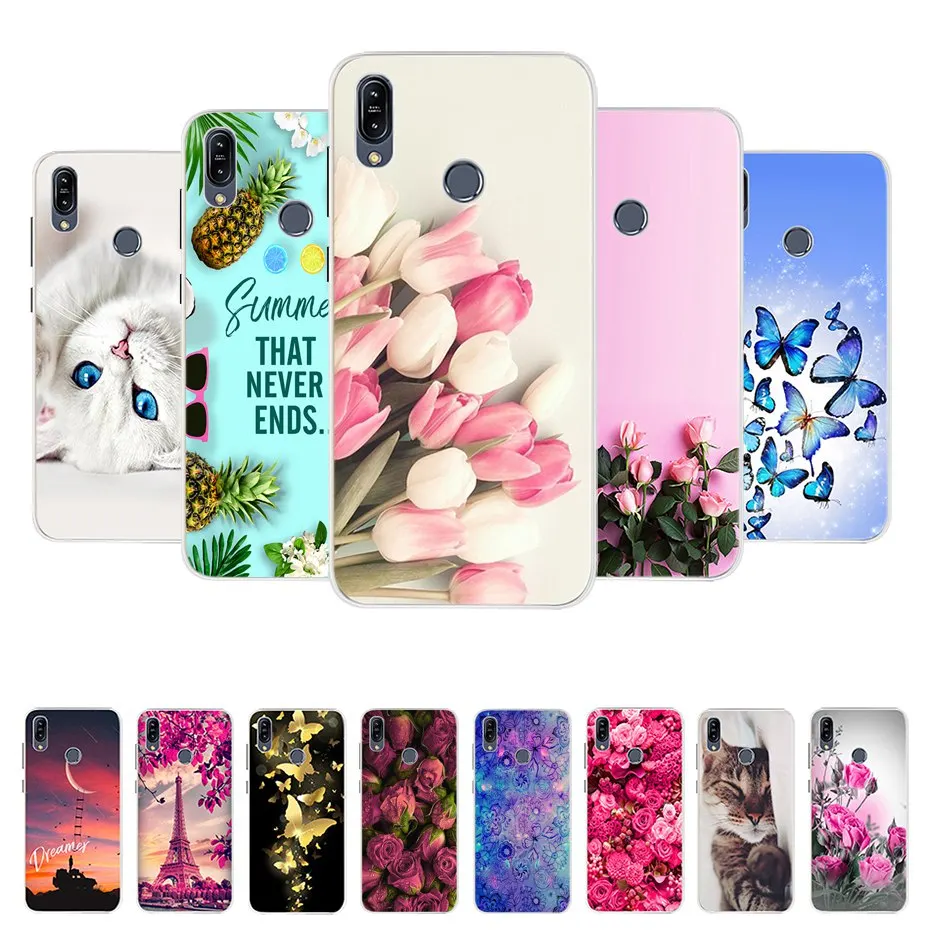 Чехол для Asus Zenfone Max Pro M2 ZB631KL Мягкий Силиконовый ТПУ чехол 6 26 дюйма телефона ZB633KL