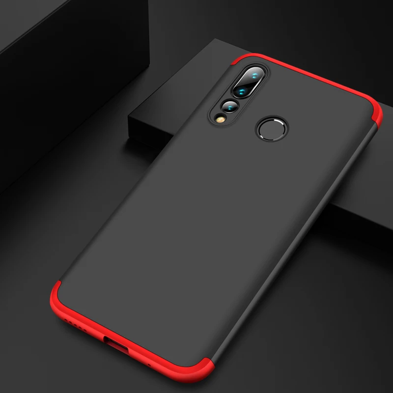 360 Degree Full Cover Case For Huawei Nova 4 Case With Tempered Glass Luxury Plastic Case For Huawei Nova 4 Nova4 Phone Bag 
