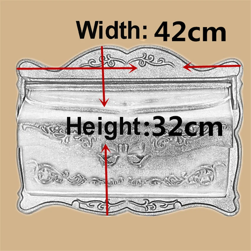 Маленький почтовый ящик в деревенском стиле из алюминиевого сплава, металлический почтовый ящик для газет, почтовый ящик, настенный почтовый ящик для дома, сада, двора