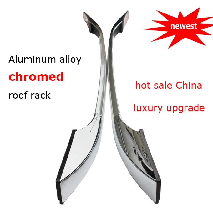 

hot for Sportage IX35 Qashqai Outlander ASX CX-5 CX-7 CX-9 chrome roof rack roof rail roof bar, new arrival, hot sale in China