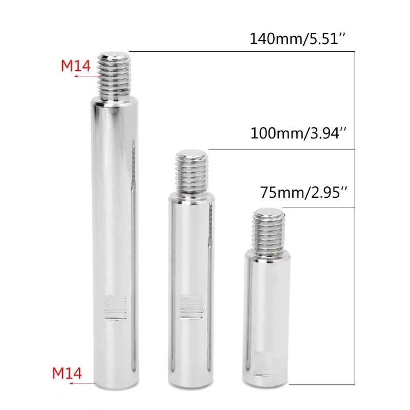 

M14 Rotary Polisher Extension Shaft For Car Care Polishing Detailing Accessories 77UC