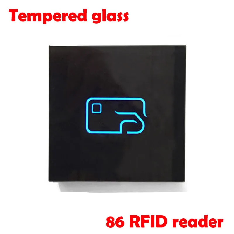 

Wholesales new style tempered glass 13.56MHZ Waterproof WG26/34 access control RFID reader