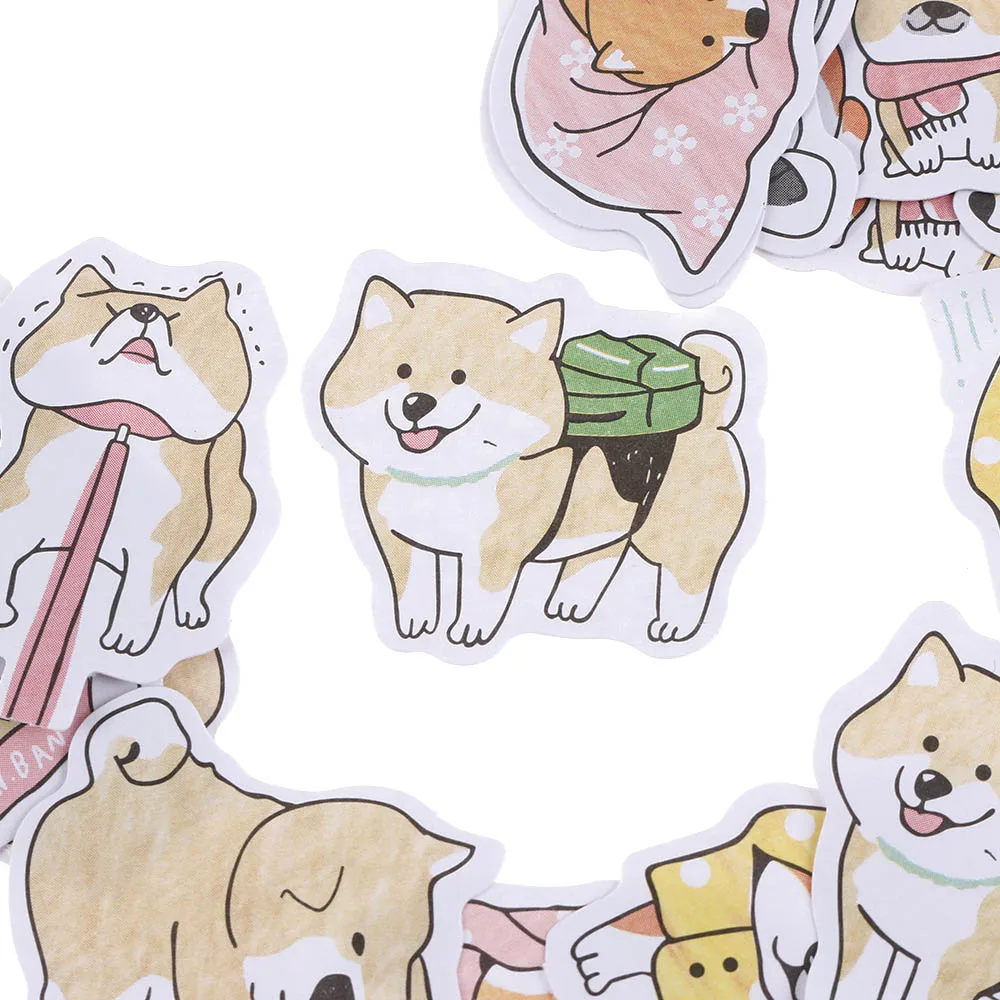 

2019 Hot 1pack/30pc Cute Dog Stickers Stationery Creative DIY Diary Scrapbook Decoration Sticker Pack Kawaii Papeleria