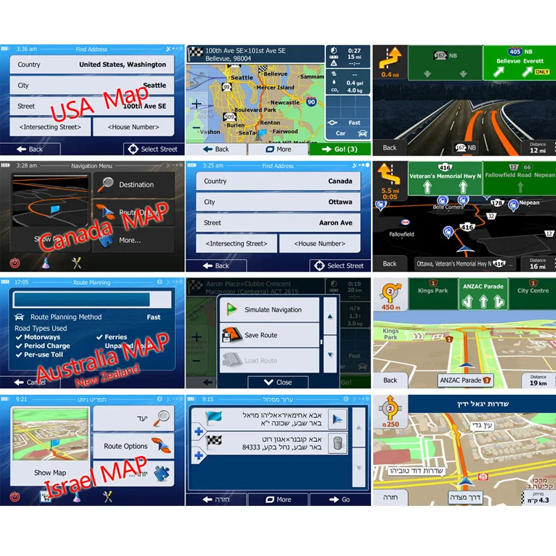 GPS карта micro SD карты 32 ГБ для windows / Android системы новая последняя бесплатное