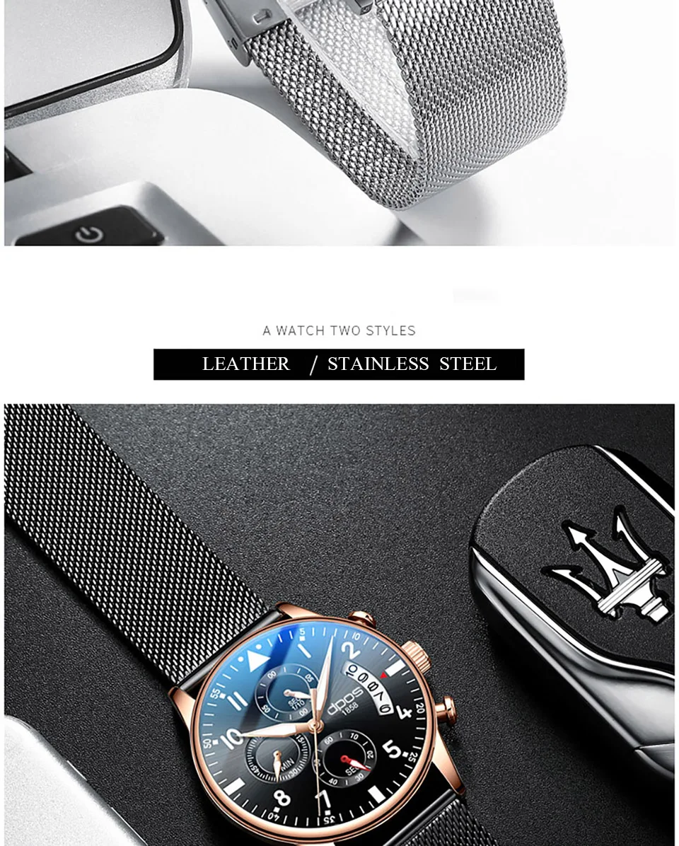 Мужские часы Топ бренд класса люкс Хронограф Часы мужские кварцевые часы мужские спортивные военные водонепроницаемые наручные часы Relogio Masculino