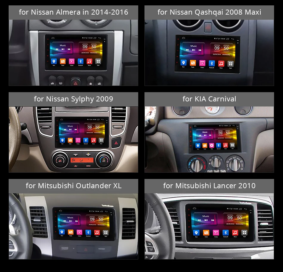 Discount Ownice 2 Din K3 4 Core Android 9.0 2G +16GB Car Radio Gps Navigation Universal Autoradio Car Radio 2din Multimedia Car Player 3