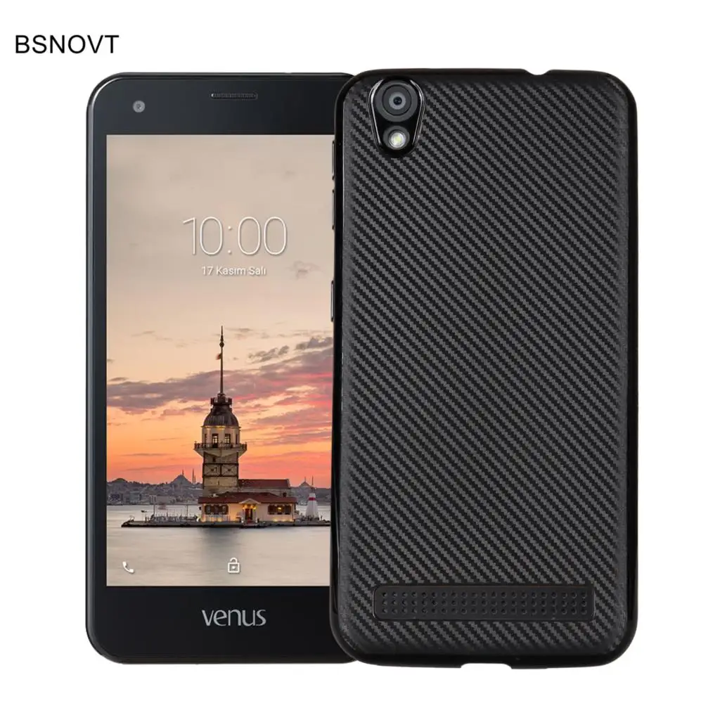 sFor VESTEL V3 5010 Case Shockproof Soft Carbon fiber Slim TPU Phone For Cover Fundas 5.0&quot |