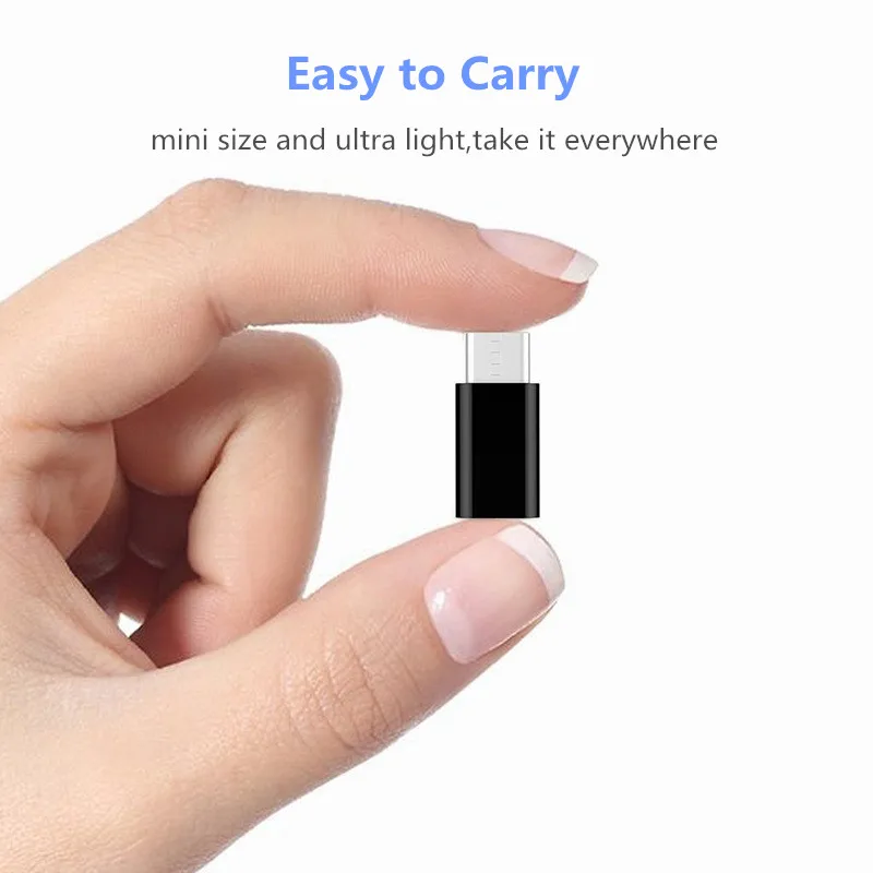 2 шт. адаптер type-C для Micro USB для BlackBerry Ghost/Argon/DTEK60 type-C конвертер быстрое зарядное устройство разъем Синхронизации Данных