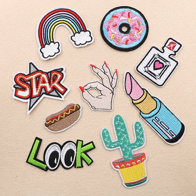 Buy 1 Set Children Patches for Clothes Iron on Patch