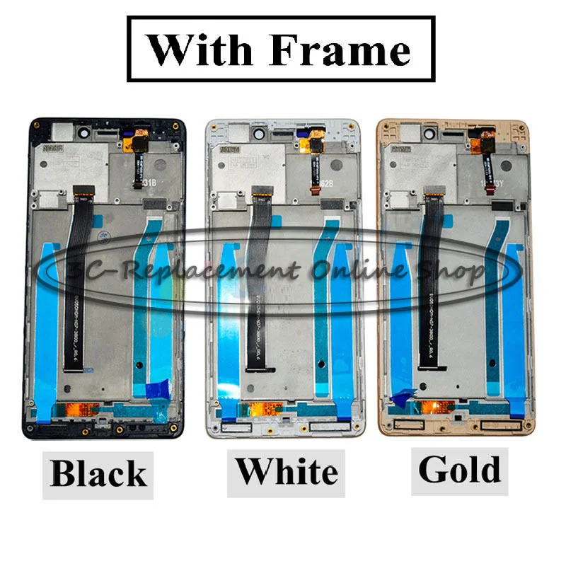 imágenes para Blanco/Negro/Oro 5 pulgadas Para Xiaomi Hongmi Redmi 4X LCD Display + Touch Screen Digitalizador Asamblea Con marco imágenes para Blanco/Negro/Oro 5 pulgadas Para Xiaomi Hongmi Redmi 4X LCD Display + Touch Screen Digitalizador Asamblea Con marco