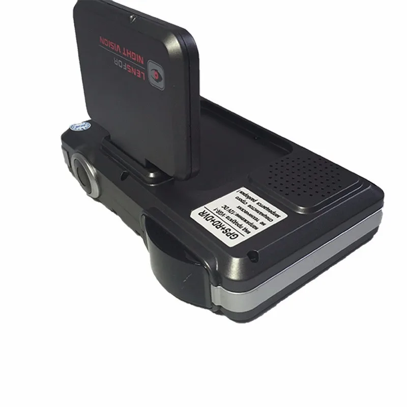 Автомобильный радар-детектор 3 в 1(Русский Голос) DVR камера HD 720P 2," ЖК-детектор скорости видеорегистратор запись gps регистратор трекер