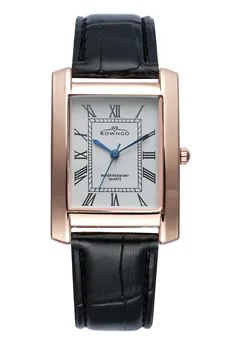 

Fashion Casual Rectangle Dial Women Watches Roman Numberal Leather Strap Female Wristwatch Multiple Colors Band Relogio Feminino