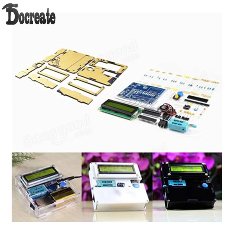 

DIY YD-CS Transistor Tester Kit For Multimeter Meter Resistor Capacitor Triode Electronic Measurement With Shell