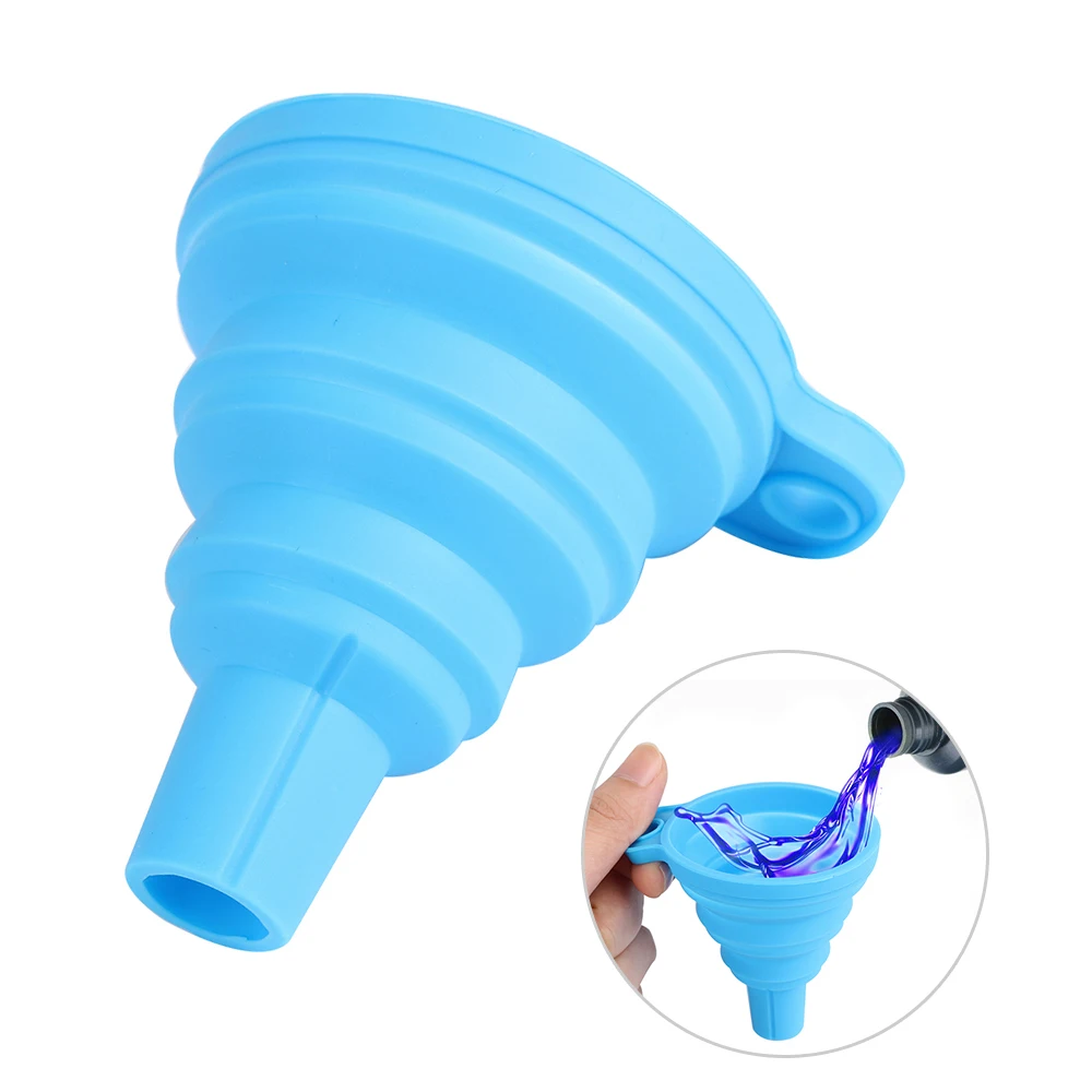 CollapsibleSiliconeFoldableFunnelsMinifoldingtelescopiclongneck
