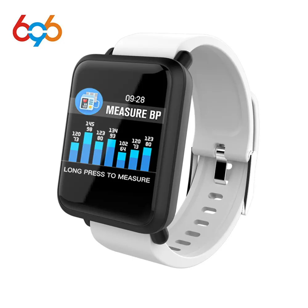 696 M28 Pedometre Smart Wristband Vibrating Alarm Clock IP67 Waterproof circular men women Smart band
