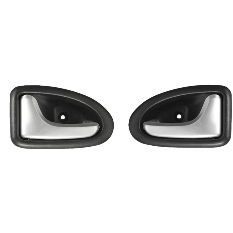 Us 7 27 38 Off 1 Pair Left Right Black Chrome Car Cable Type Interior Door Handle For Renault For Clio 2000 2009 2 3 4 5 Doors In Exterior Door