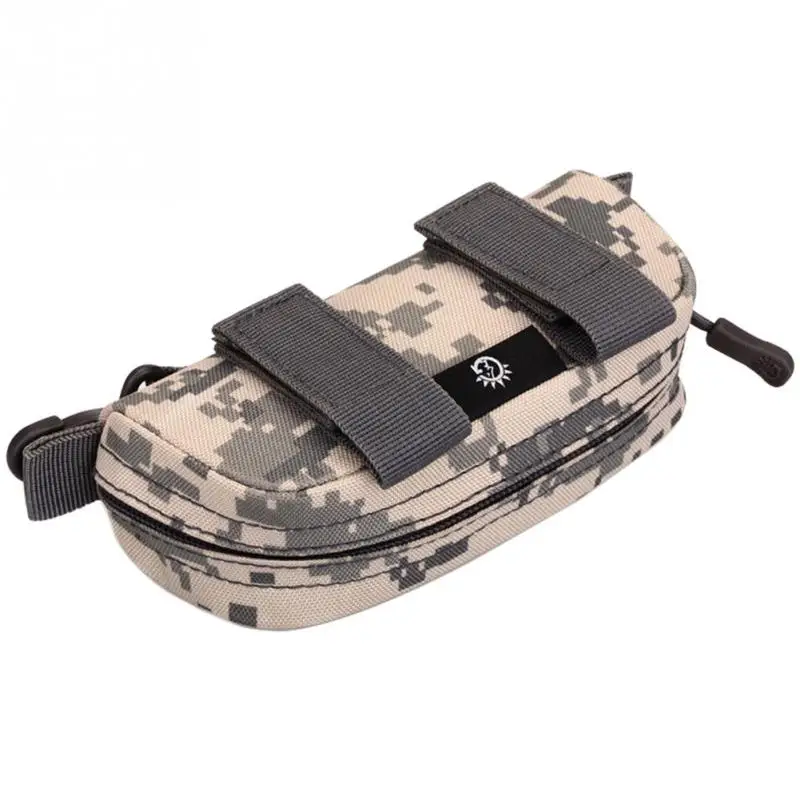 

1PC Camouflage Sunglasses Case Military Glasses Box Eyeglasses Cases Mens Eyewear With Belt Clip lens container